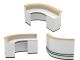 curve reception desk
