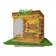 New designed outdoor juice booth street coffee kiosk with factory price for sale 