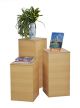 Wooden Display Pedestal Stands