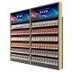Cigarette Cabinet Wall Mounted Custom Wooden Display Cabinet Wall Cigarette Shelf