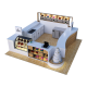 10ft by 10ft sweet cake display booth bakery display kiosk used in mall for sale 