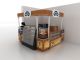 Bread Retail Kiosk Custom Food Indoor Showcases For Shop