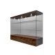 Wooden display showcase