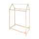 Natural Wooden Clothes Display Racks Unique Style Children Clothing Display Shelf