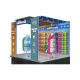 Slipper Products Exhibition Booth Shoes Display Showcase Retail Slipper Kiosk