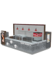 Modern Sushi Kiosk Mall Fast Food Booth Customized Snack Kiosk 