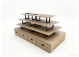 Multi-tiered Retail Island Display Shelf