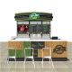 Juice Bar Design Custom Retail Juice Fruit Kiosk Mall Inside Juice Counter 