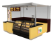 Modern Donut Kiosk Bakery Display Counter Mall Fast Food Booth For Sale