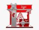Red Gift Display 