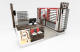 Wooden style mall sunglasses kiosk | custom attractive eyeglasses stand