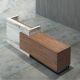 Fashion Hotel Reception Desk Modern Salon Front Counter For Sale