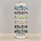 Shoe display rack retail rotating display stand metal shop furniture
