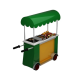 Functional Hamburger Cart Retail Portable Fast Food Cart For Sale