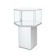 pedestal showcase
display case