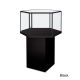 Factory price Hexagon museum display stand glass jewelry display case for sale