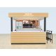 Large Coffee Fast Food Kiosk Creative Cafe Bar Food Counter
