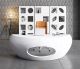 Creative Semi Circle Office Desk Customized Wooden Table Office Counter