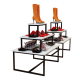 shoe display rack
retail display table 
nesting table 