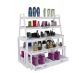 Retail display stand wooden display shelving baking paint cosmetic stand