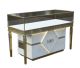 Customized Jewelry Display Cabinet Retail Stainless Steel Display Counter For Sale