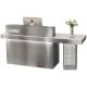 High-end Stainless Steel Reception Desk Fashion Metal Front Counter