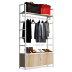 Factory Wholesale Clothing Store Display Stand Shelves Hanging Racks with Cabinet for Shops