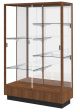 Wooden base trophy display cabinet | glass window case