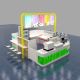 Creative Juice Bubble Tea Kiosk Fashion Juice Bar For Sale