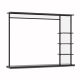 Multi-functional Clothes Display Rack Useful Clothing Store Garment Stand Display Shelf 