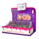 Attractive ice cream booth design gelato display counter used in mall for sale 