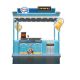 Ice Cream Booth Design Blue Ice Cream Kiosk Mall Inside Ice Cream Snack Bar