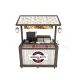 Outdoor Small Size Nut Display Mobile Cart For Sale