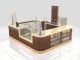 Chocolate Drip Design Ice Cream Kiosk Customized Food Kiosk for Sale