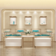  Jewelry display counter glass cabinet retail store for sale
