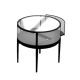 Round Shaped Jewelry Display Showcase Luxury Jewelry Watch Display Counter 