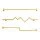 Fashion Wall Mounted Clothes Display Racks Special Style Garment Display Shelves