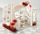 High quality food retail display kiosk mall candy & nuts booth snack showcase for sale