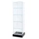 frameless glass showcase