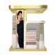 High End Cosmetic Display Stand Luxury Skincare Kiosk