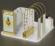 Luxury perfume kiosk arched structure mall perfume retail attractive perfume kiosk for sale