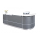 curved reception desk