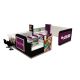 Elegant purple nail manicure booth nail bar studio with coffee counter share you