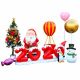 Christmas Decorations | Santa Claus Ornaments | Outdoor Snowman Sculpture