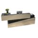 Antique stainless steel industrial style cashier barbershop bar baking paint bar counter water bar