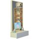 Lovely Style Children Barber Shop Mirror Counter With Display Screen 