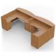 High Quality U Shaped Reception Desk 2 Person Front Desk Design