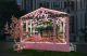 Pink cute flower kiosk outdoor Florist display racks flower shop design for sale