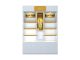 High-end White Cosmetic Display Cabient Skin Care Products Display Shelf