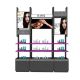 Fashion Black Perfume Store Display Shelf Retail Cosmetic Display Stand